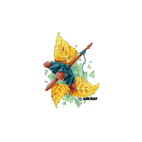 fossilfibers spinning yarn wool handspun Sticker