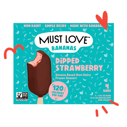 mustloveco ice cream banana nicecream nice cream Sticker