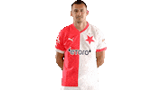 Football Celebrating Sticker by SK Slavia Praha