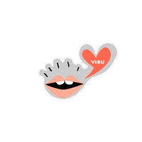 Virushoes art heart kiss shoes Sticker