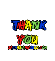 Autism Thank You Sticker by Zach's World