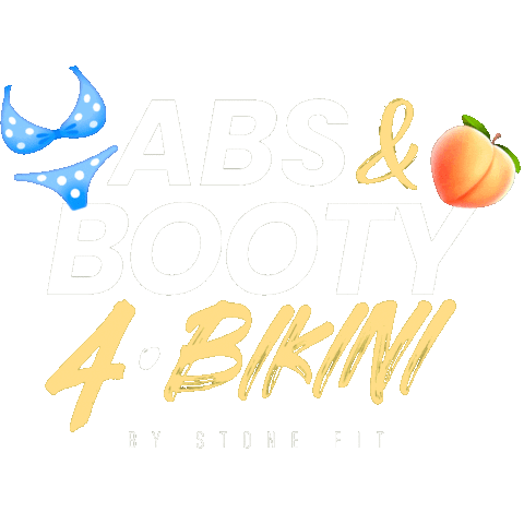 Booty Bikini Sticker by Stone Fit