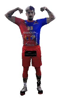 GFCAHandball handball strong pau handball player Sticker
