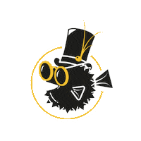 MrBlowfish dance music fun party Sticker
