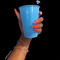 highvoltagenails party cheers lit nails GIF