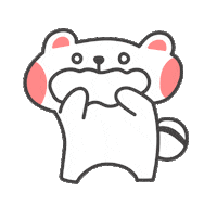 gdp_gyudopark surprise racoon gdp 놀람 Sticker