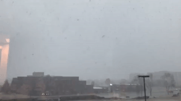 First Snow of the Season Falls in Minneapolis