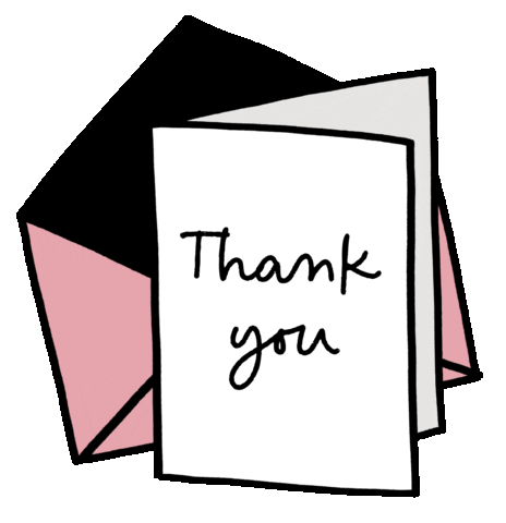 twotabbies thank you thanks wedding envelope Sticker