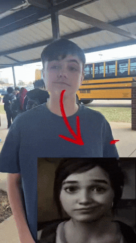 Breakingnews_234 meme giphycreatortest smirk last of us GIF