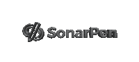 SonarPen logo 3d video spin Sticker