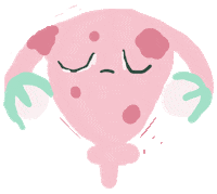 Period Pain Sticker by Abstrusa