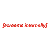 Scream Sticker