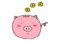 Savings Piggy Bank Sticker by cypru55