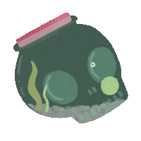 Aquarium Fish Bowl Sticker