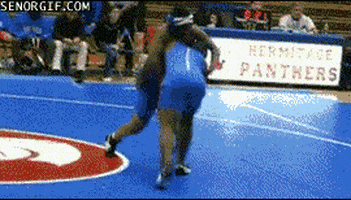 wrestling fail GIF by Cheezburger