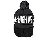 High Af Sticker by MissEnvyBotanicals