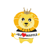 Leo Sticker by The Waffle King