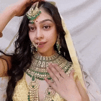 Indian Beauty Wedding GIF by Global Tara Entertainment