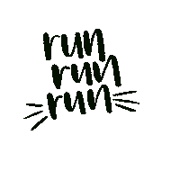 Run Running Sticker