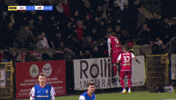 Red Army Celebration GIF by Cliftonville Football Club