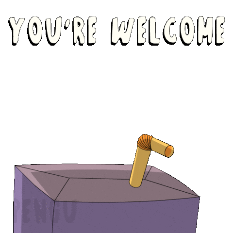 You Are Welcome No Problem Sticker by Pudgy Penguins