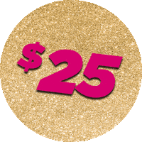 Glitter Gold Sticker by Crossroads