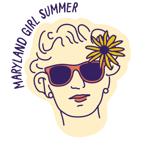 thestampumd summer adele maryland terrapins Sticker