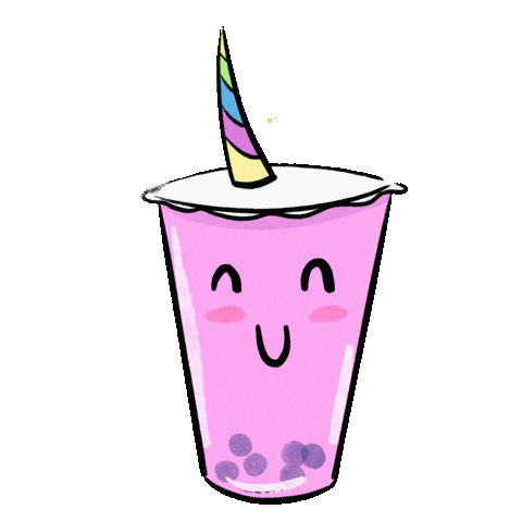 AndorasBubble giphyupload sparkle boba bubbletea Sticker