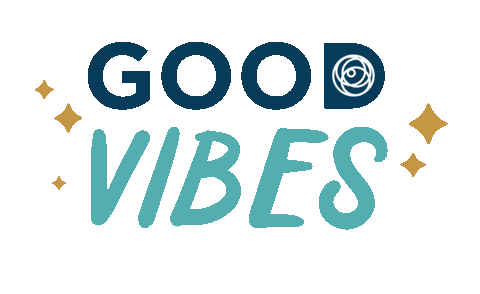 Happy Good Vibes Sticker by Onelife Studio