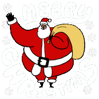 Happy Merry Christmas Sticker by Hello All
