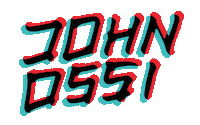 johnossi logo 3d 3d effect johnossi Sticker