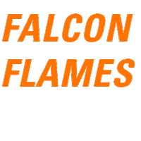 flames falcons Sticker by Bowling Green State University