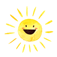 nerdynuts happy good time sun Sticker