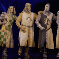 Happy Dance GIF by Monty Python's Spamalot