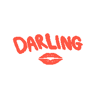 Text Darling Sticker