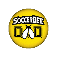 soccerbeeacademy soccer dad bee soccerbee Sticker