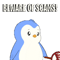 Penguin Stay Safe Sticker by Pudgy Penguins
