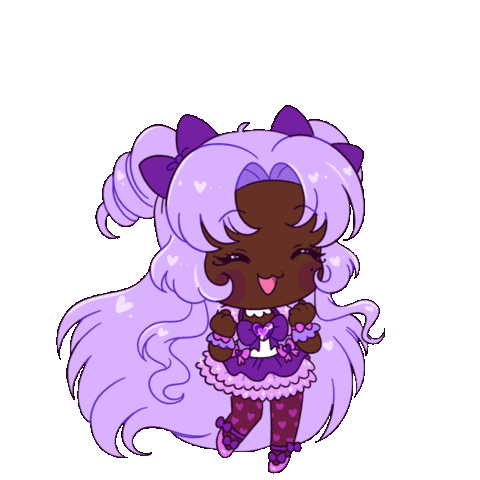 Dancing chibi girl