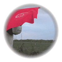 Red Flag Dark Sticker by nitsh