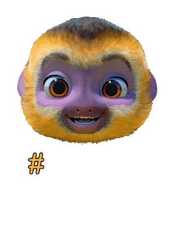 Happy Monkey Sticker