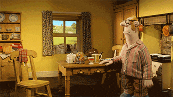 slow motion fall GIF by Aardman Animations