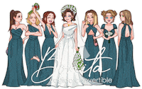 Wedding Sticker by Bonita Vestido Convertible