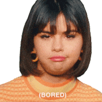 Bored Sticker Sticker by Selena Gomez