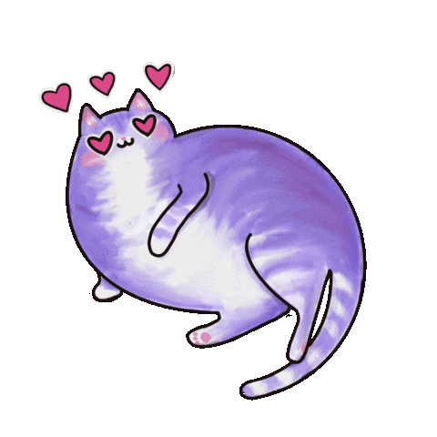 Barbaramtbbq giphyupload love cat cute Sticker