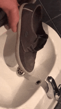 Suede Shoes Protected with GoGoNano