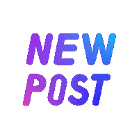 New Post Stars Sticker