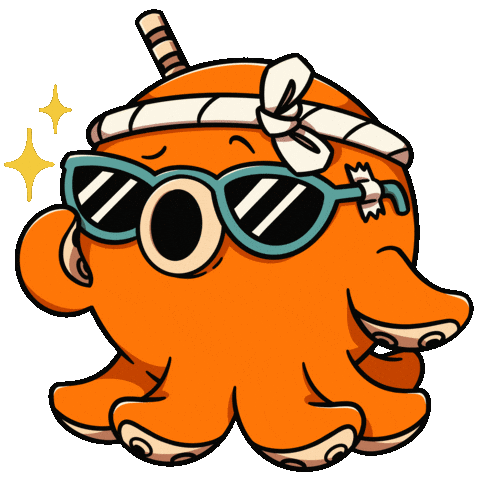 Sunglasses Takoyaki Sticker
