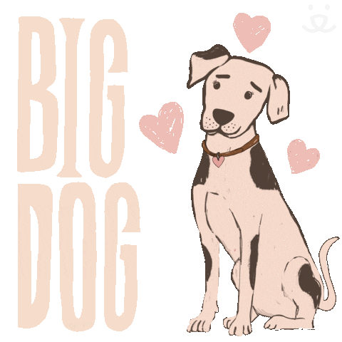 Big Dog Love Sticker by Best Friends Animal Society
