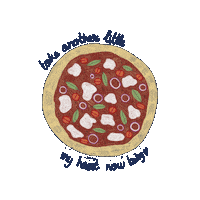 Pizza Love Sticker