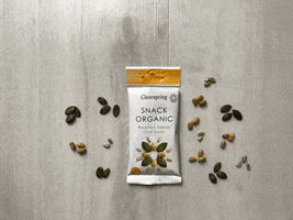 Clearspring vegan organic snacks seeds GIF